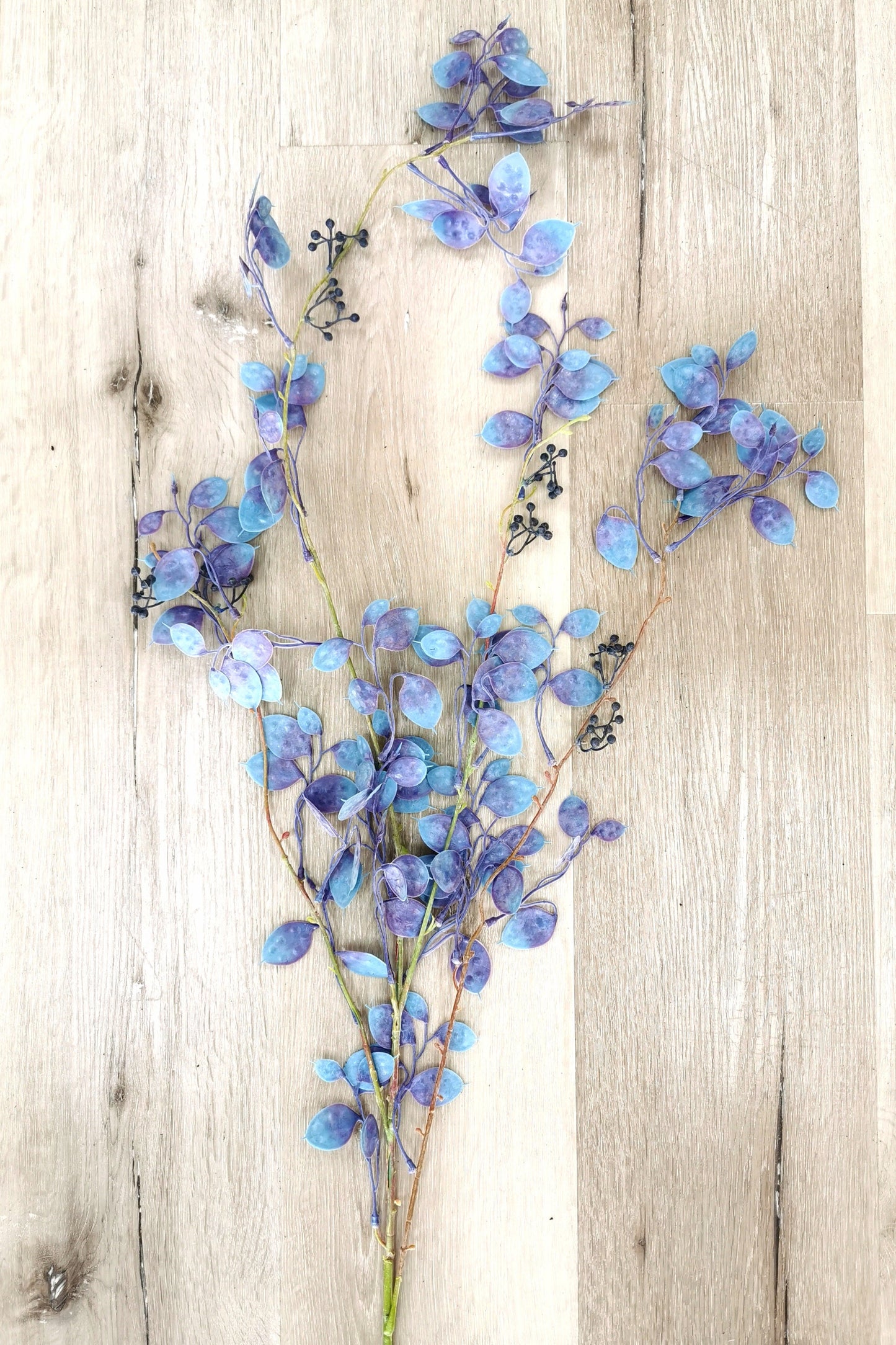 Blue Artificial Small Leaf Greenery