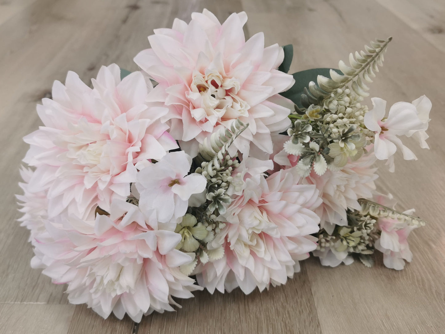 Light Pink Artificial Dahlia - 7 Heads