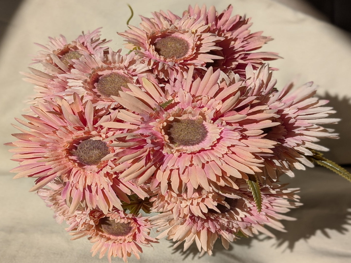 Pink Artificial Gerbera - 12 Heads