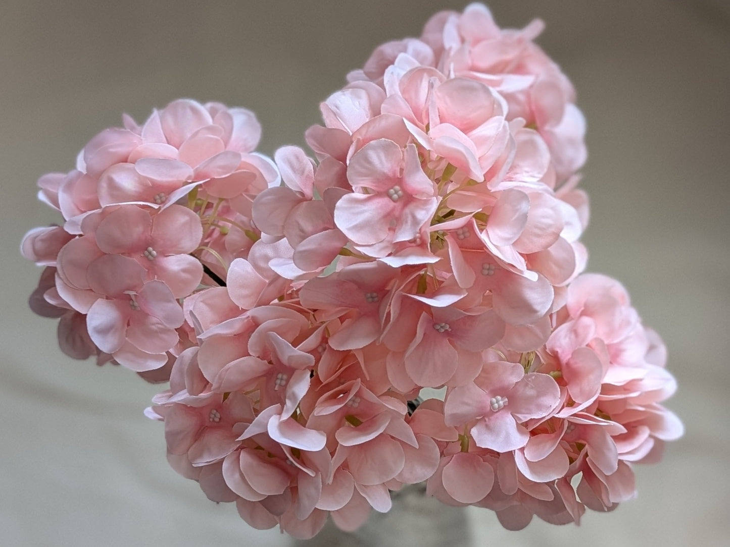 Pink Artificial Hydrangea – 5 Heads (Large Petals)