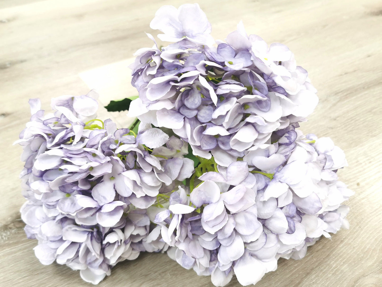 Light Purple Artificial Hydrangea - 5 Heads (Small Petals)