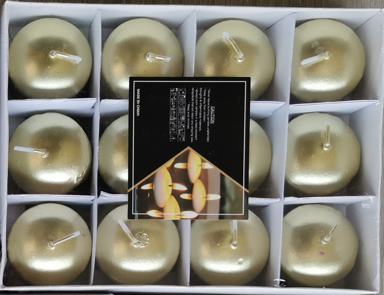 Floating Candle, 10 different colors are available