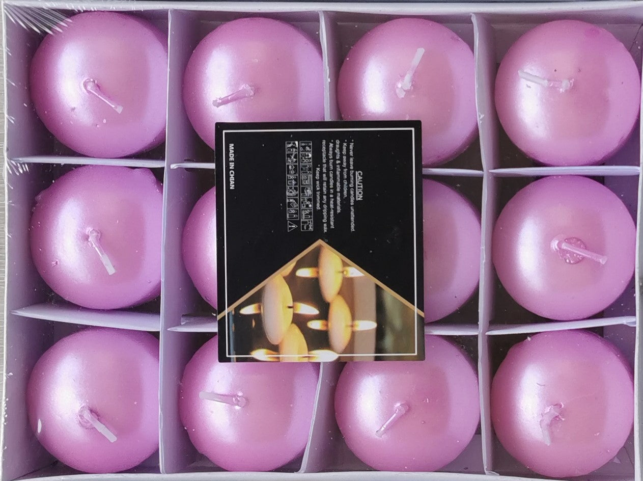 Floating Candle, 10 different colors are available