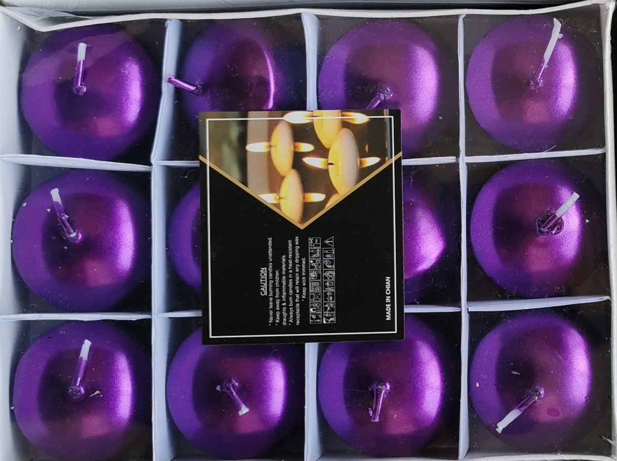 Floating Candle, 10 different colors are available
