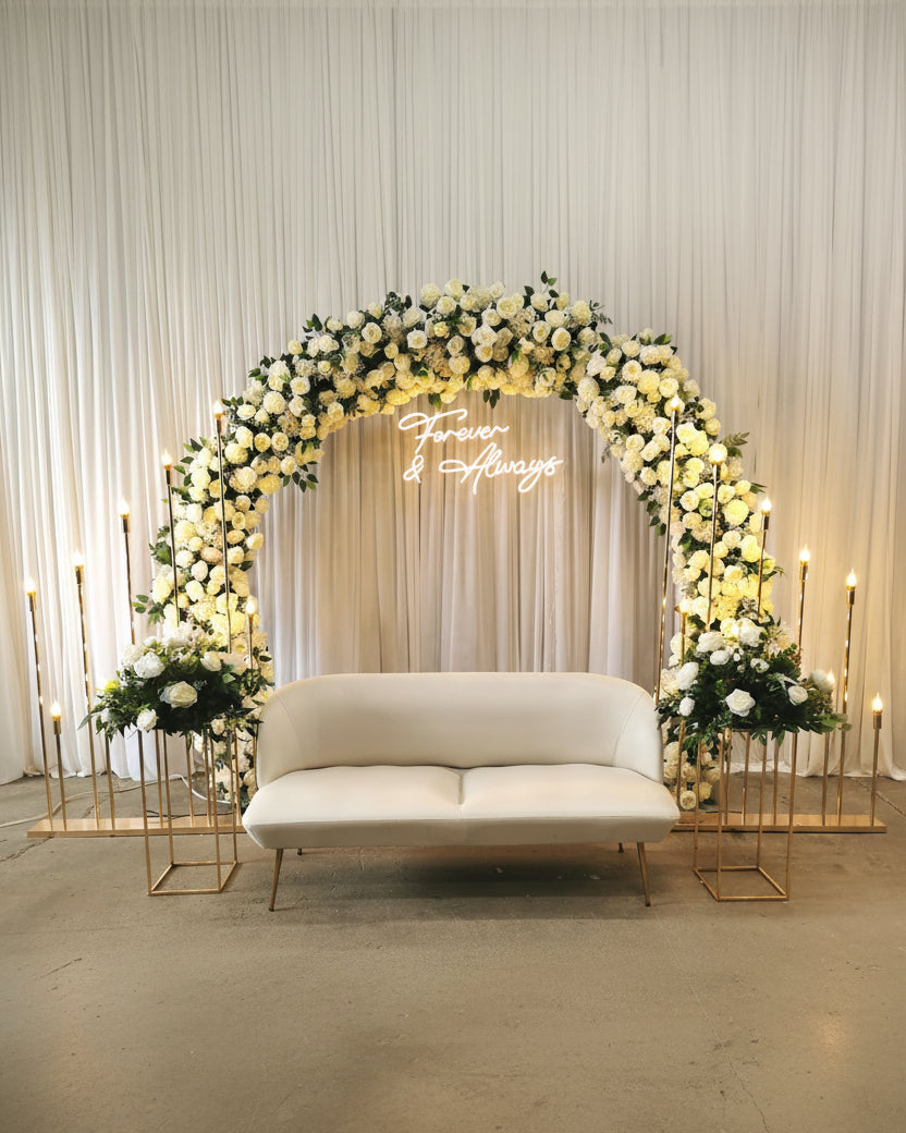 Artificial Flower Arch runner (price vary)