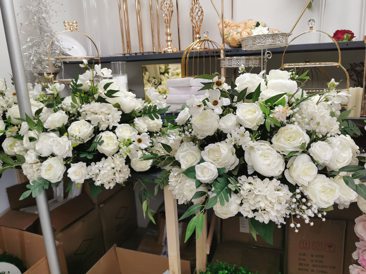 Artificial Flower Centerpiece (price vary)