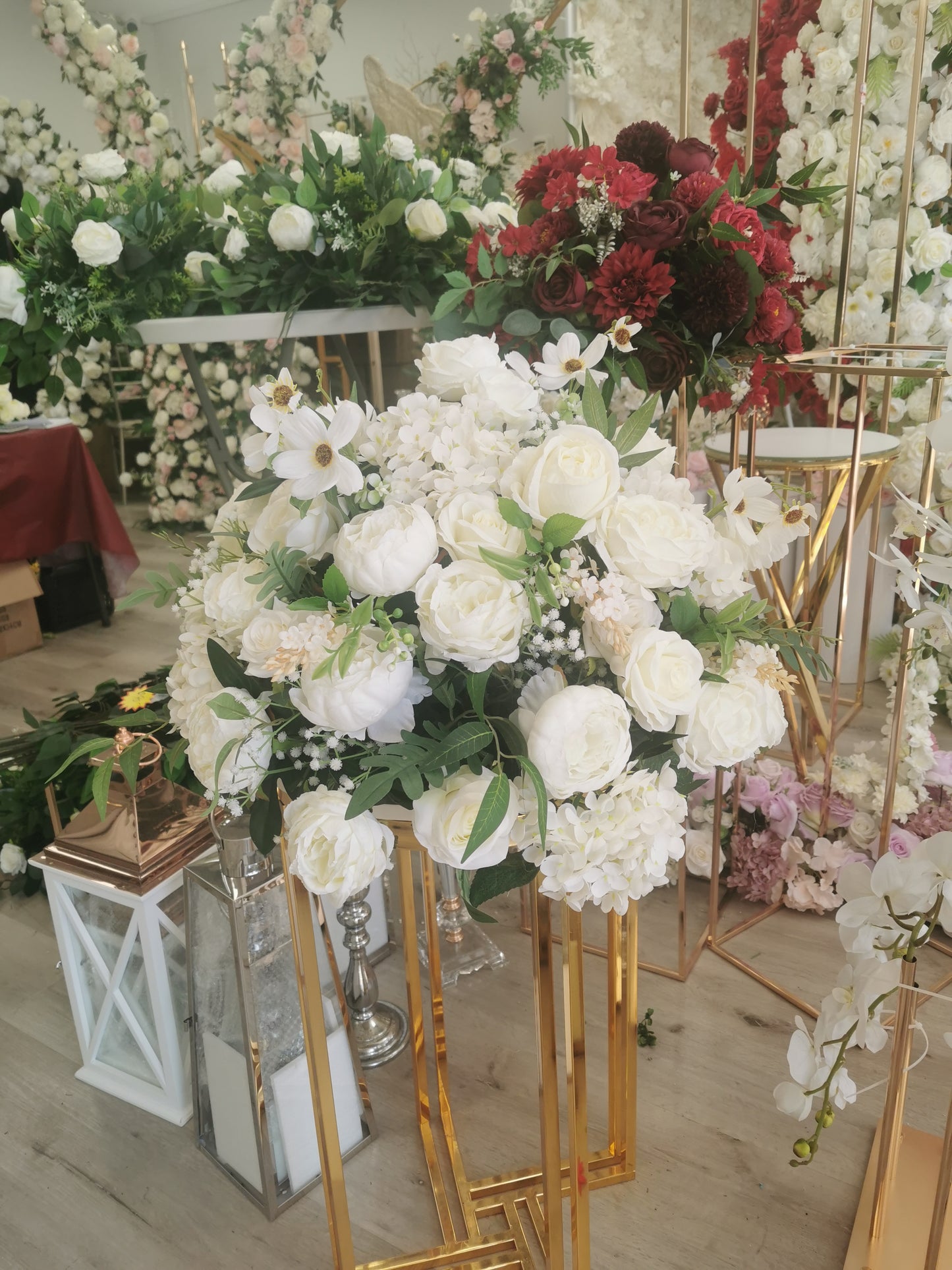 Artificial Flower Centerpiece (price vary)