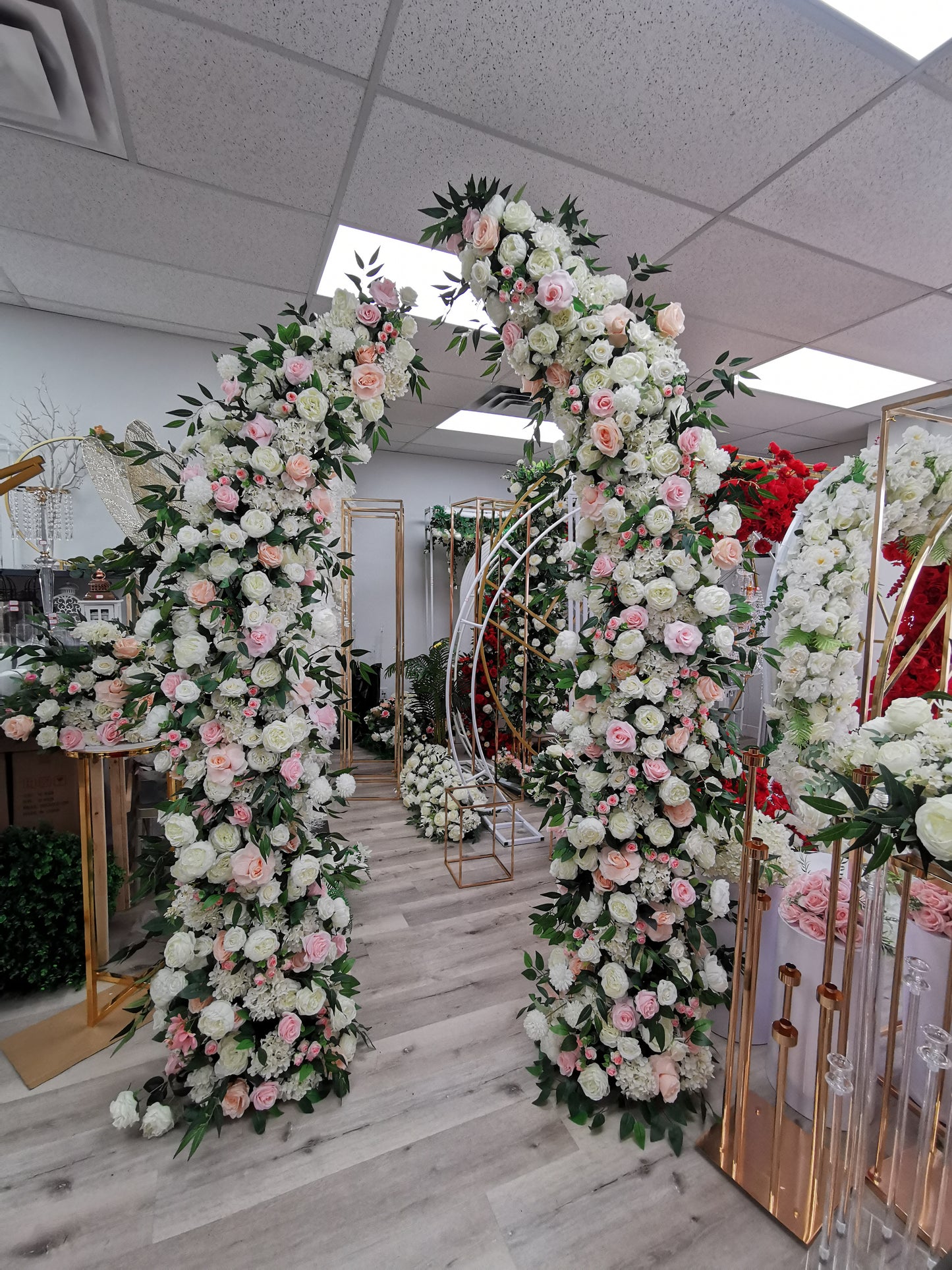 Artificial Flower Arch Runner (price vary)