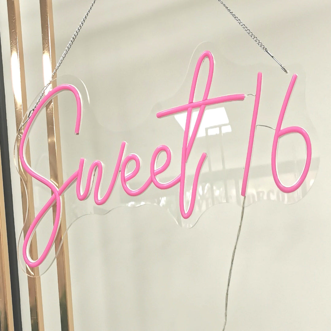 Neon sign" Sweet 16"