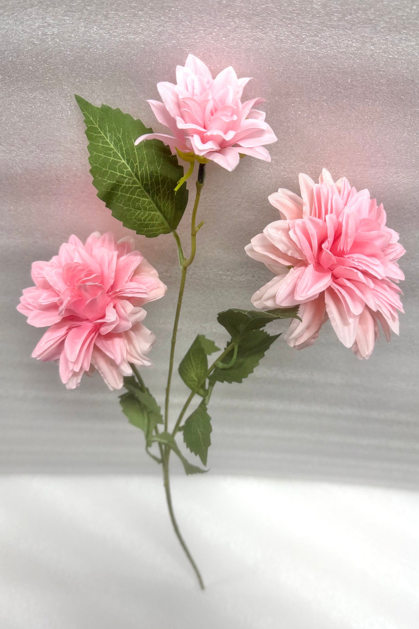 Pink Artificial Dahlia Stem