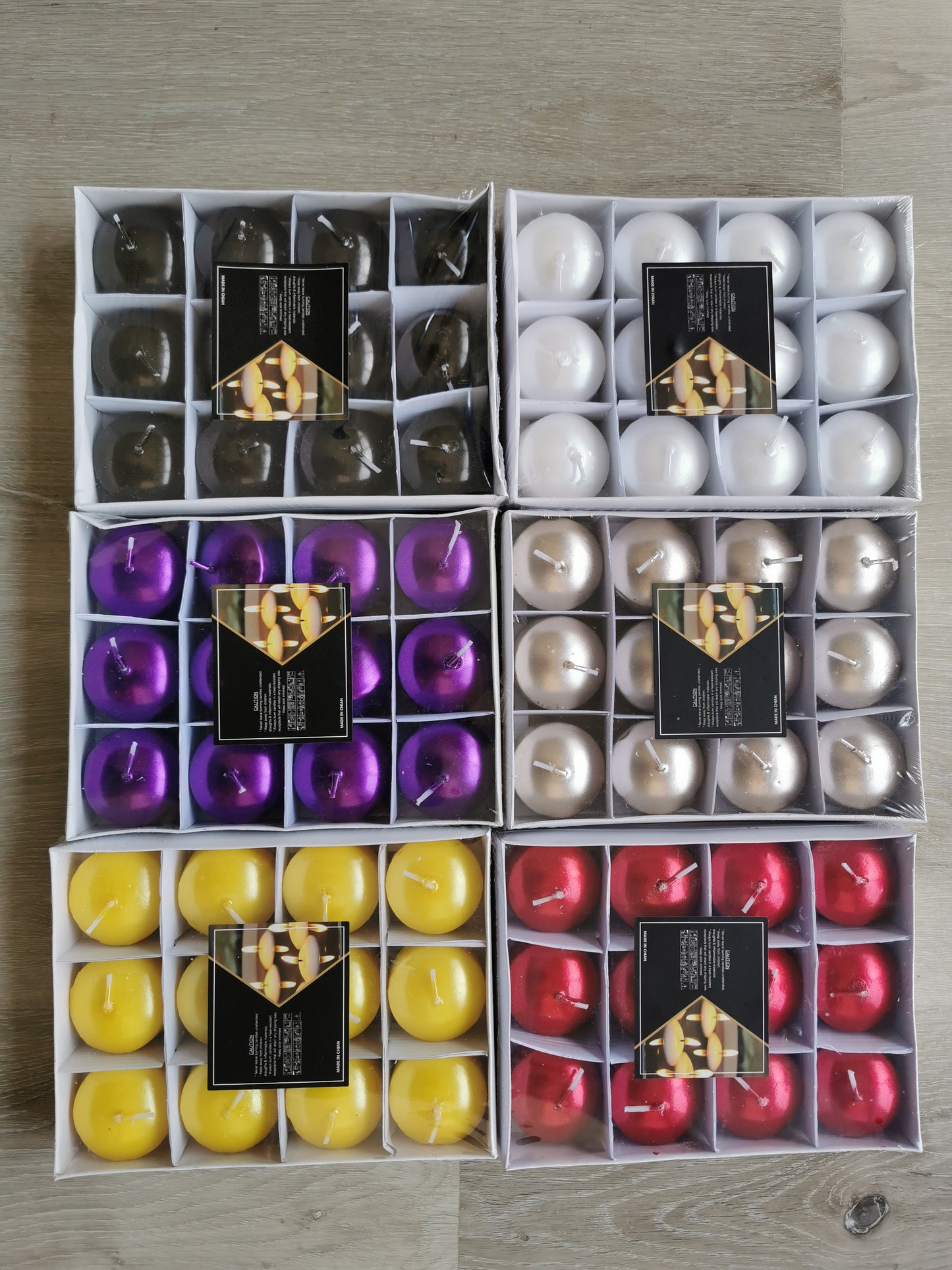 Floating Candle, 10 different colors are available