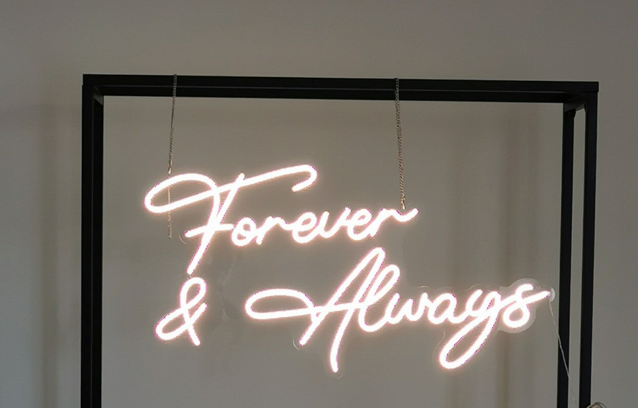 Neon Sign "Forever & Always"