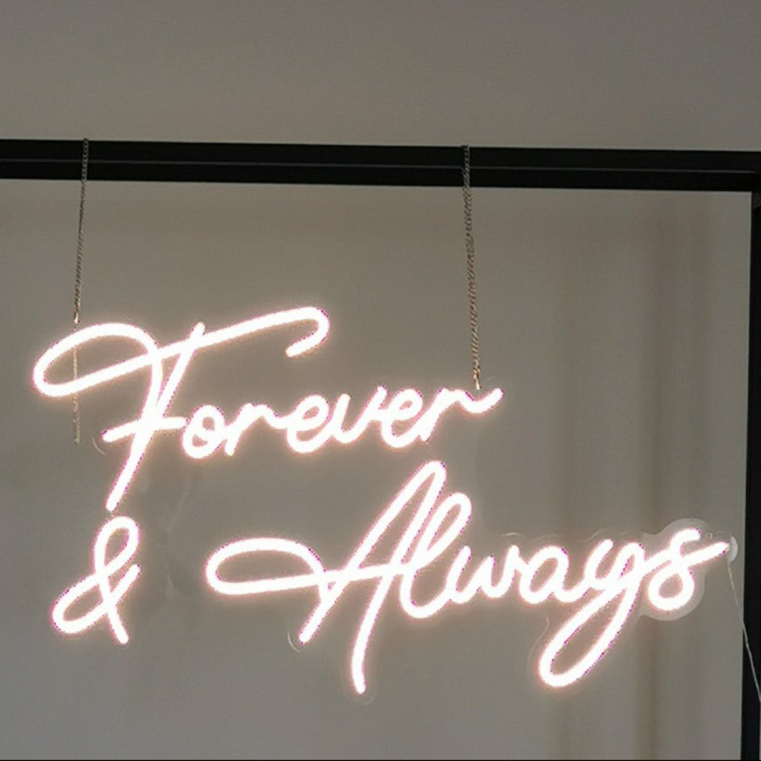 Neon Sign "Forever & Always"