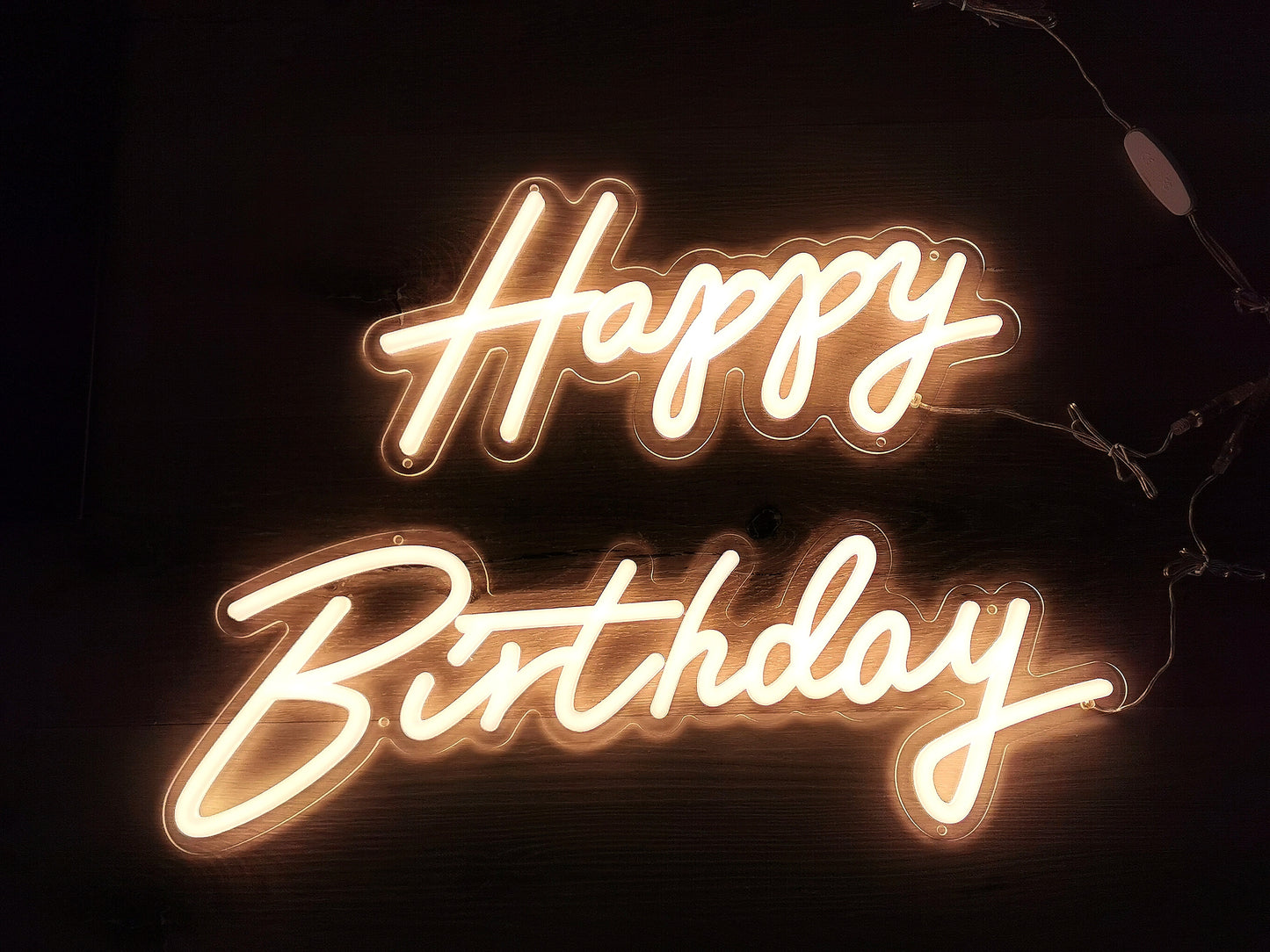 Neon Sign "Happy Birthday"
