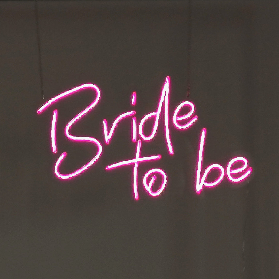 Neon Sign "Bride to be"_Rental
