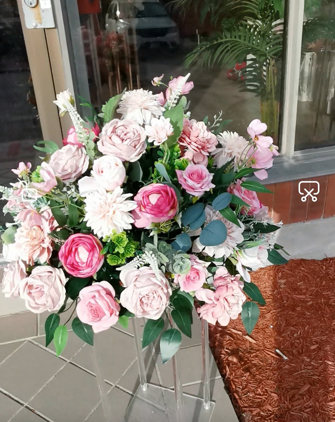 Artificial Flower Centerpiece (price vary)
