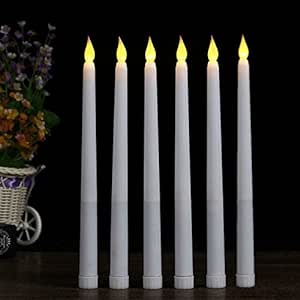 Led candles (10" height)