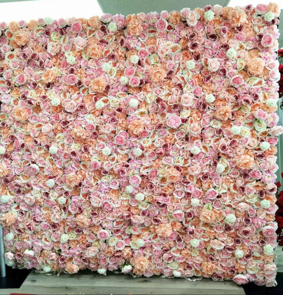 Pink Flower Wall Rental
