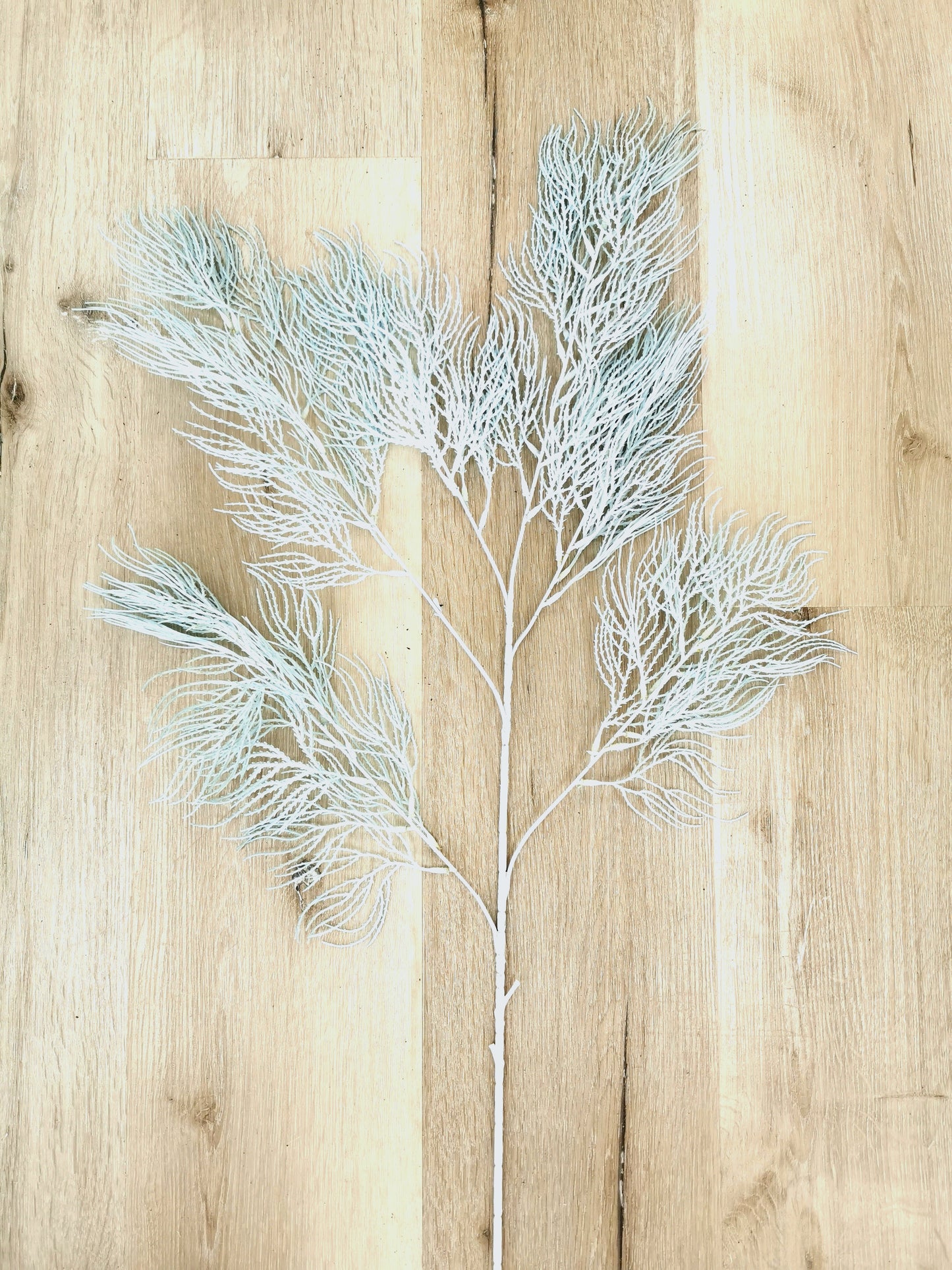 Artificial Dry Leaf Greenery, available colors: White, Pink, Blue and Peach