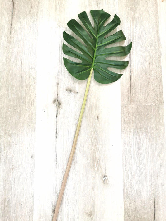 Artificial Monstera leaf