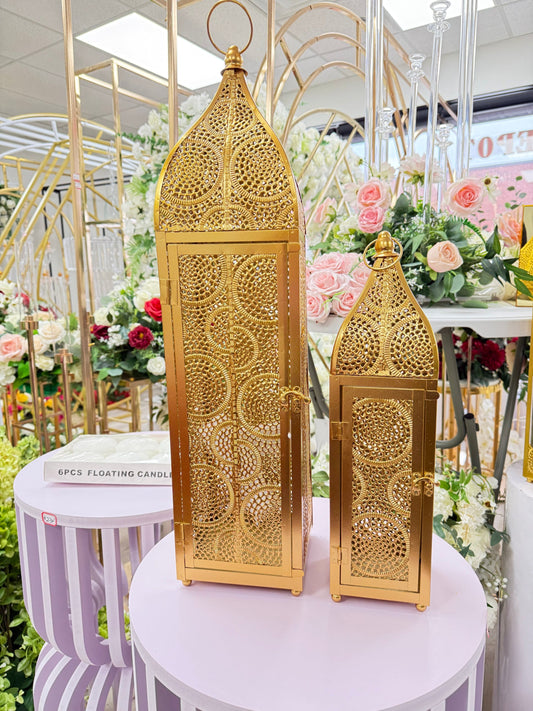 Gold Lanterns, H22"&15"