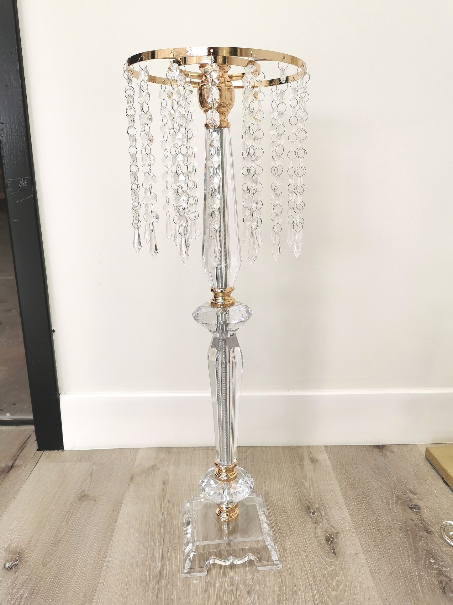 Crystal Bead centerpiece Stand