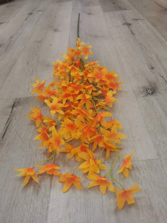 Artificial Long Orange Flower