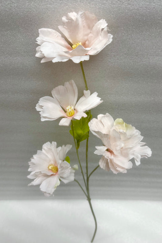 Light Pink Artificial Blossom Stem