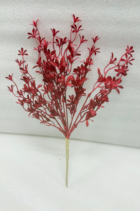 Red Dyed Ruscus Stems
