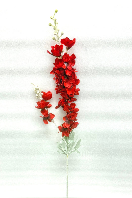 Artificial Red Cherry Blossom Spray