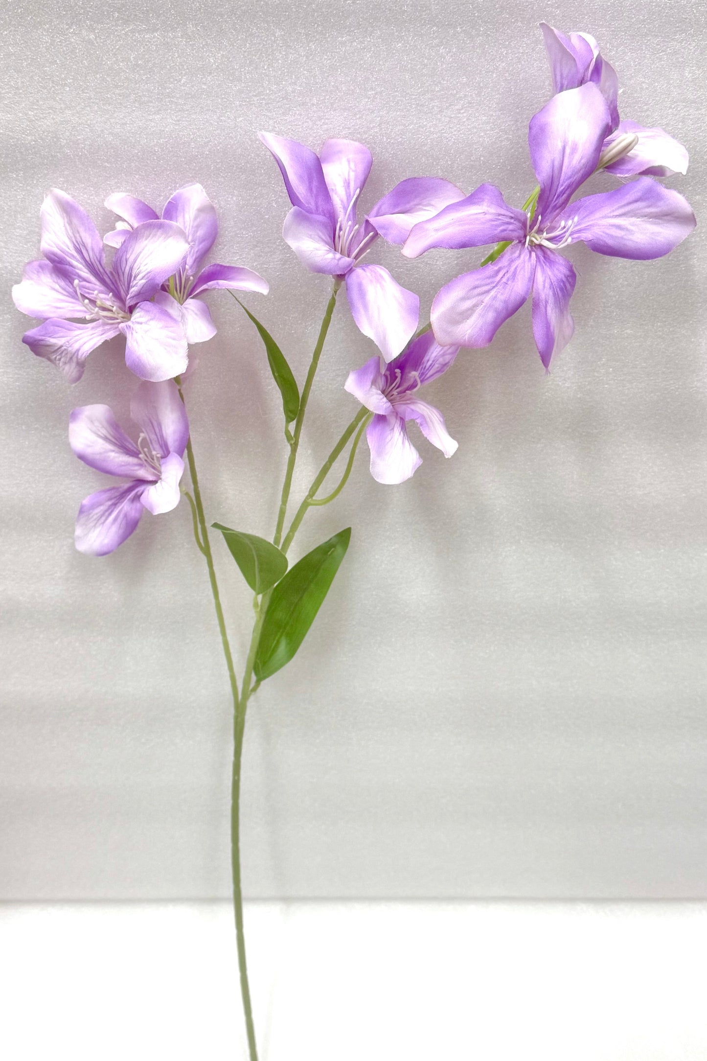 Purple Artificial Lily Flower Branch