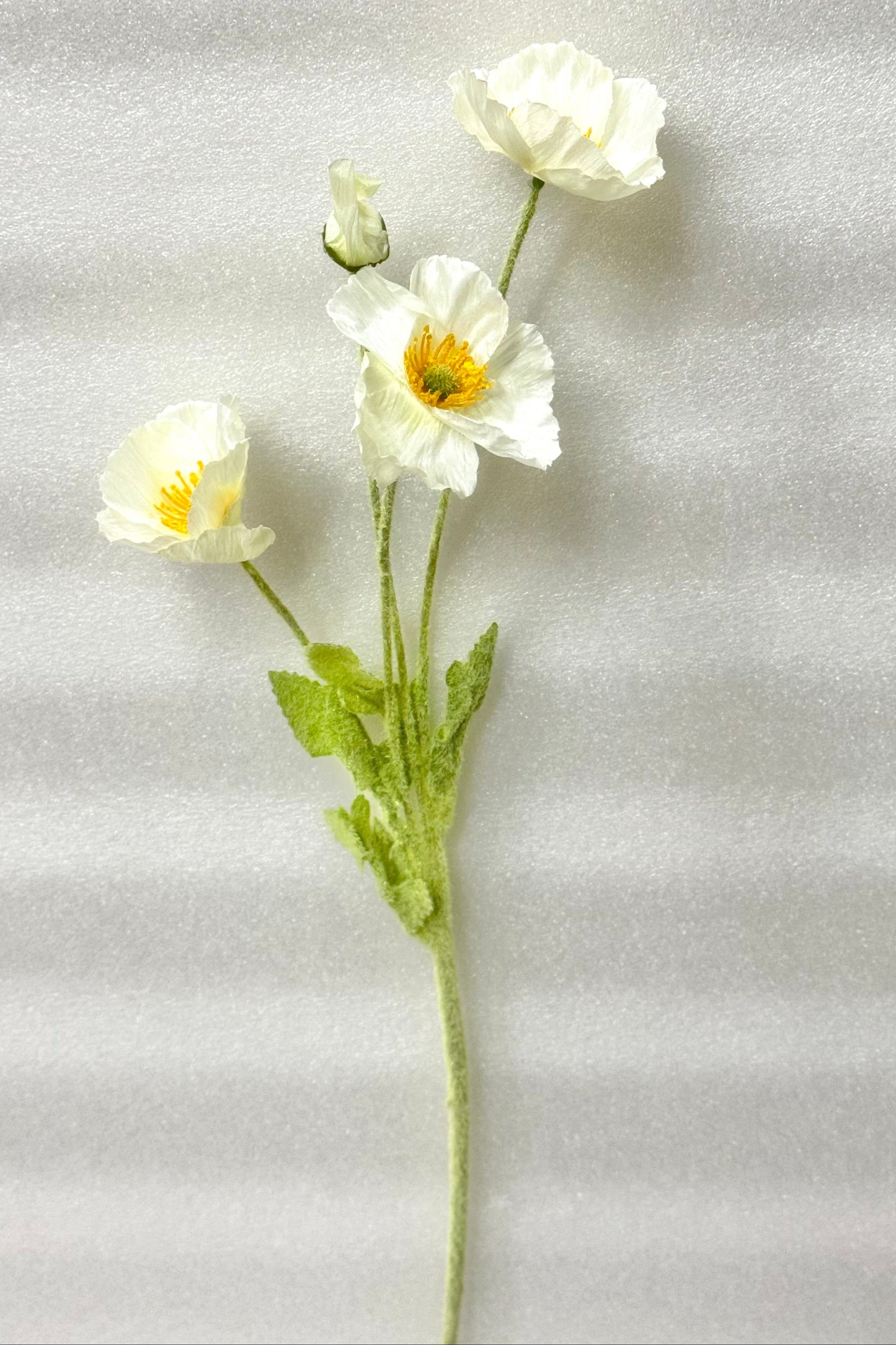 White Artificial Blossom Stem