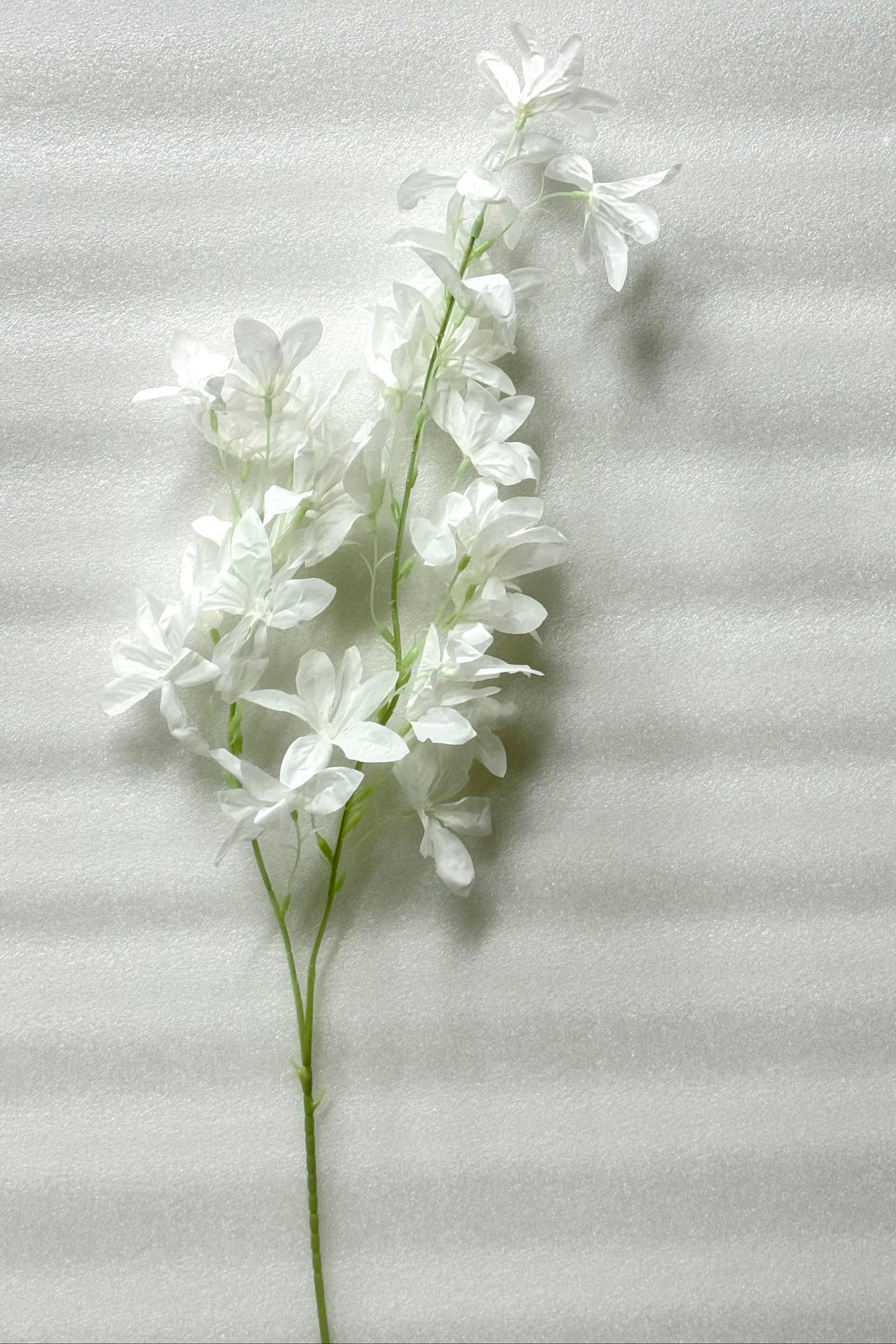 White Artificial Cherry Blossom Stem