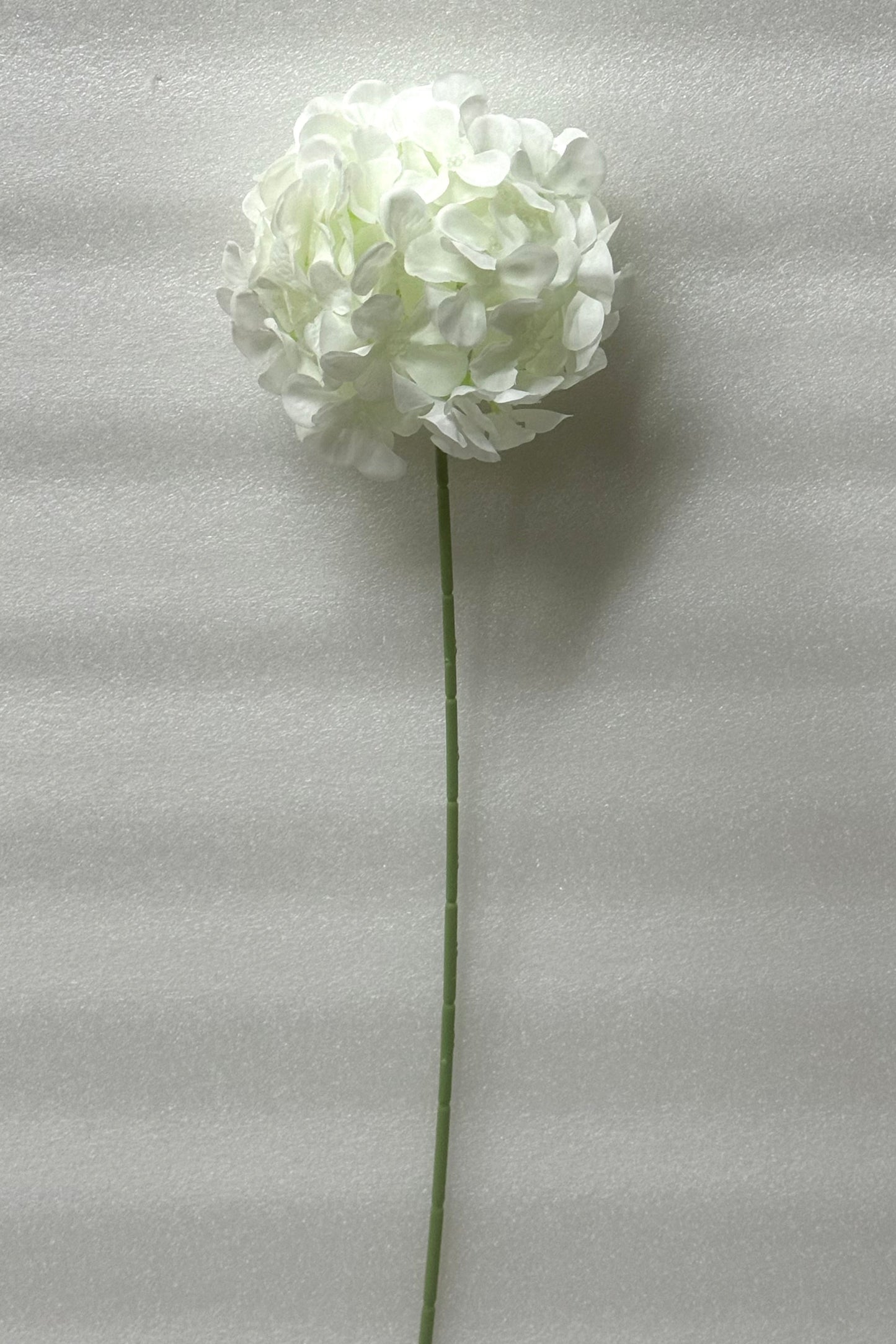 White Artificial Hydrangea Stem - Single Head