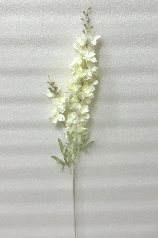 White Artificial Delphinium Stem