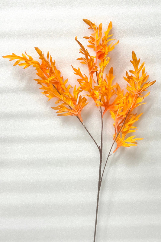 Orange Artificial Dusty Miller