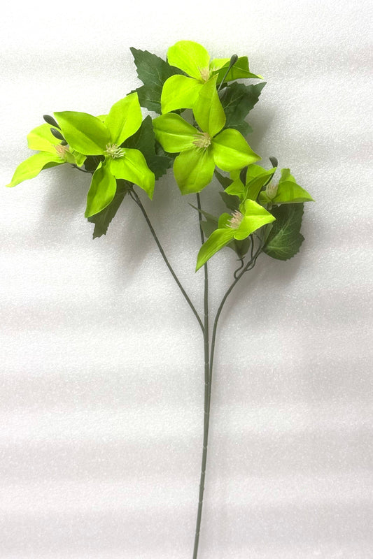 Green Artificial Clematis Stem