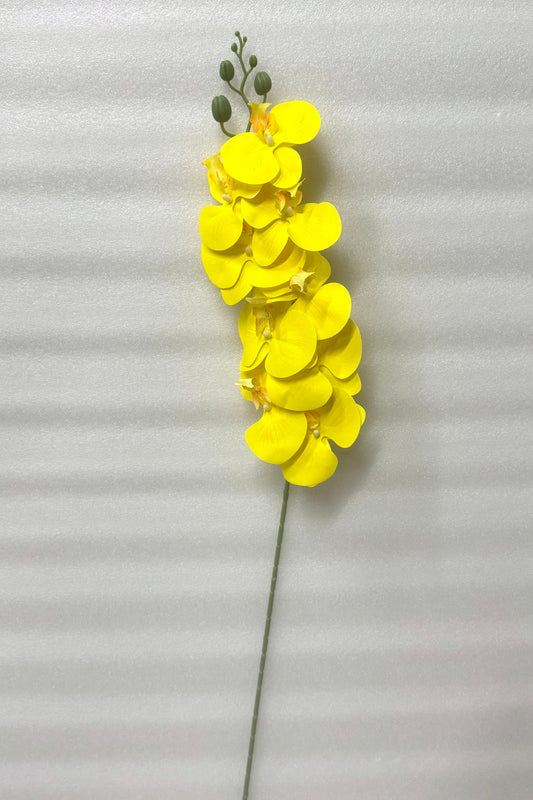 Yellow Artificial Orchid Spray
