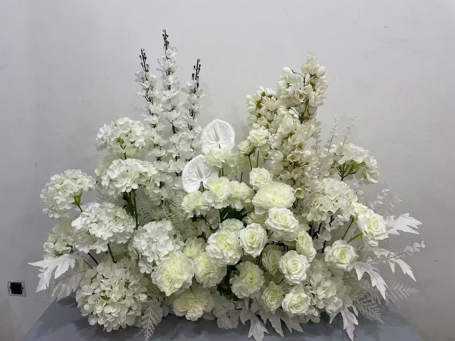 Red Flower Wall Rental